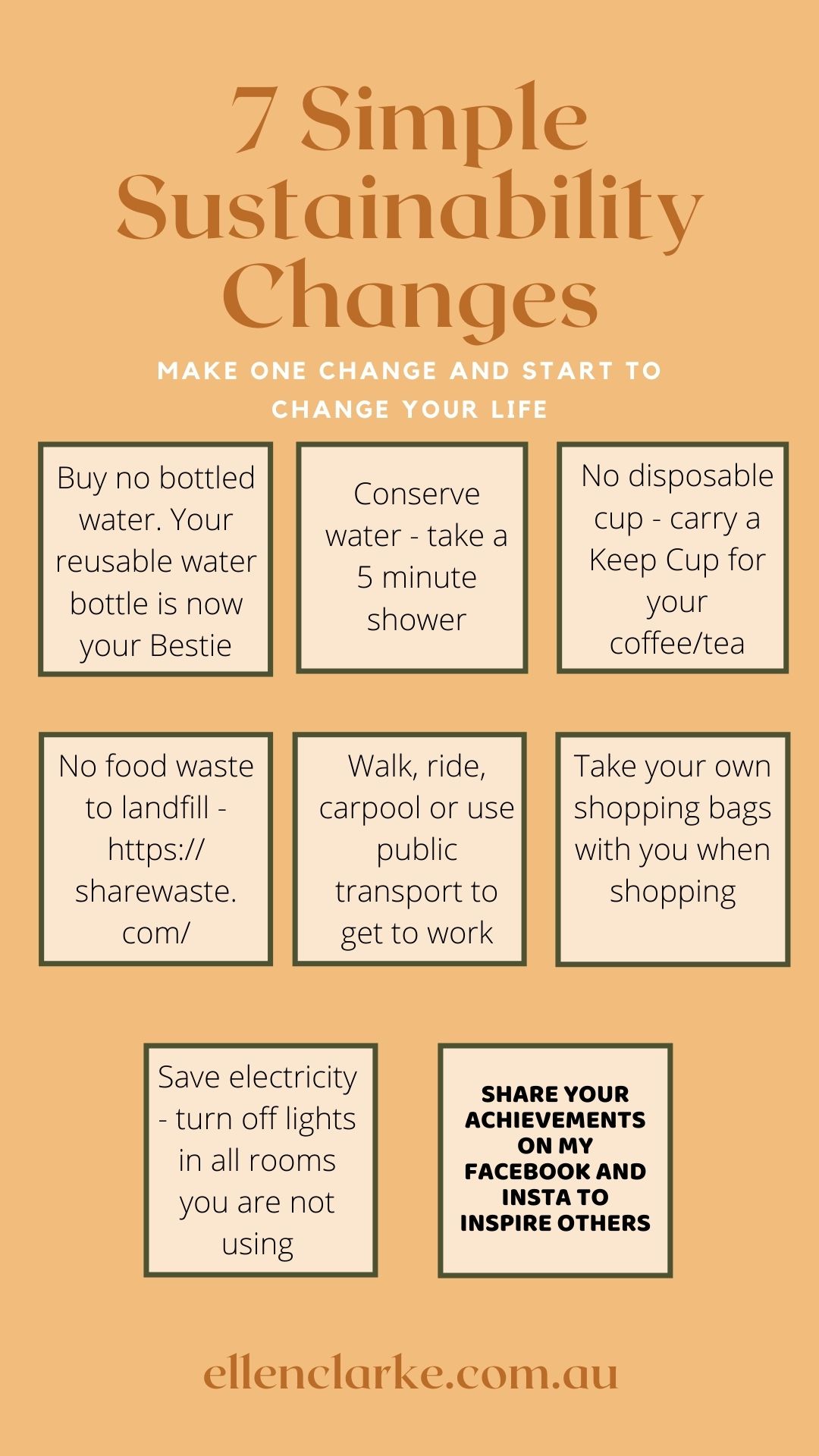 7 simple sustainability changes